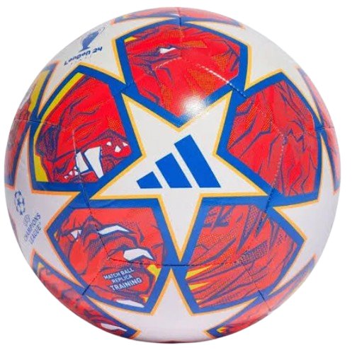 ADIDAS UCL TRAINING 23/24 KNOCKOUT BALL WHITE GLOW BLUE - Padel Outlet Adidas