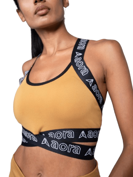 AORA CROSS BRA CARAMEL - Padel Outlet AORA