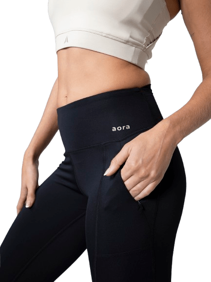 AORA KEIKO TIGHT BLACK - Padel Outlet AORA