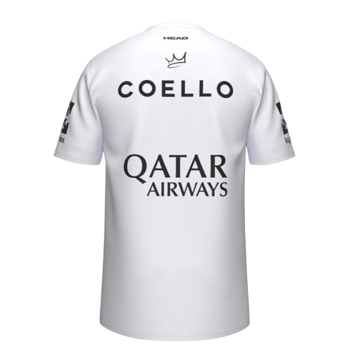 Arturo Coello Sponsors T-Shirt White - Padel Outlet HEAD