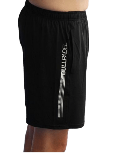 Bullpadel Mens Short Performance Negro - Padel Outlet BULL PADEL