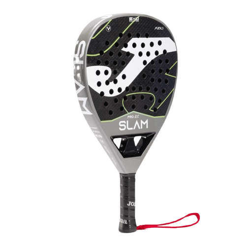 Joma Padel Racket Slam Pro light gray black - Padel Outlet JOMA