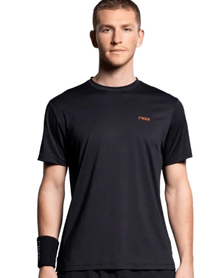 Nox Men's T-shirt Team Black 2026 - Padel Outlet nox