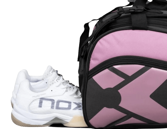 Nox Padel Racket Bag Street Series Grey/Pink - Padel Outlet Nox