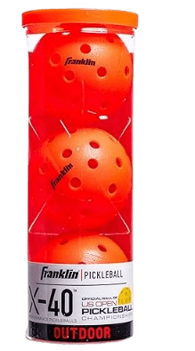 PICKLEBALL 10.1 PCKLBL X - 40 3 PK OPTIC EMBER - Padel Outlet FRANKLIN
