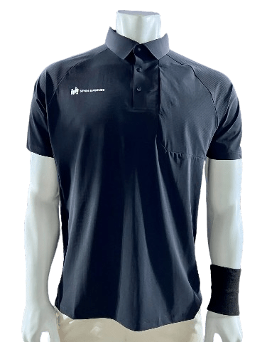 Seven & Friends Polo Black - Padel Outlet SEVEN AND FRIENDS