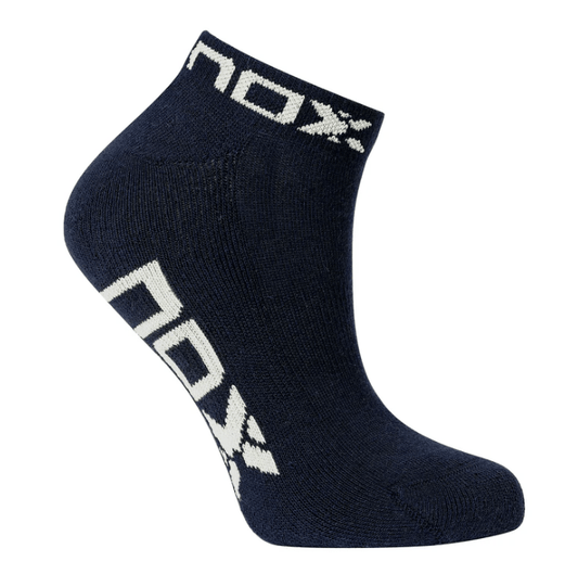 Short Nox Socks Navy Blue/White Logo - Padel Outlet NOX
