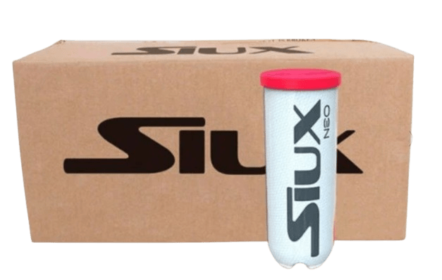 Siux Neo Red padel balls box (24 pcs) - Padel Outlet SIUX