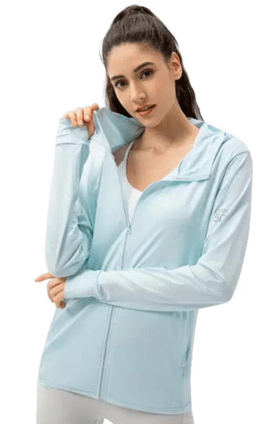 SVL Women's Lightweight Sports Jacket - Light Blue - Padel Outlet Svl