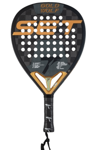 T Set Padel racket Gold Wolf 25 - Padel Outlet T SET