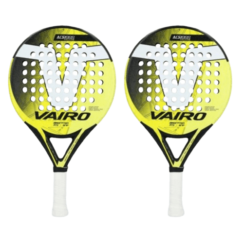 Vairo Across yellow sand Racket X2 - Padel Outlet VAIRO