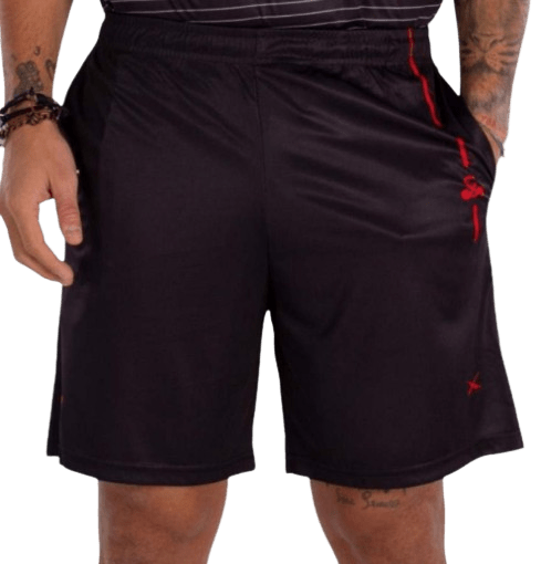 VIBORA MENS SHORTS KING COBRA X ANNIVERSARIO NEGRO/ROJO - Padel Outlet VIBORA