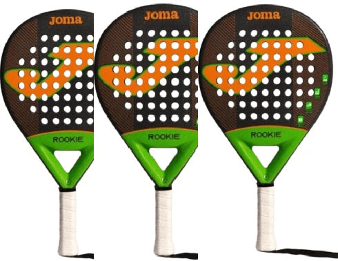 Joma Padel Racket Rookie Black Orange X3