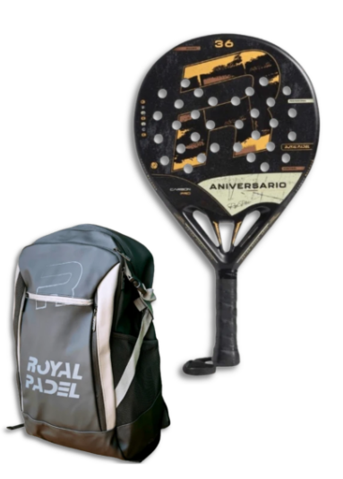 Royal Padel Racket 36 Anniversary Poly 2026 + Bag