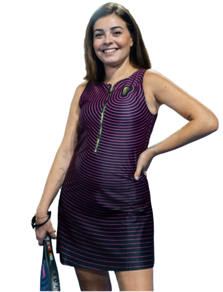 Padel Psycho Marie Dress Magenta