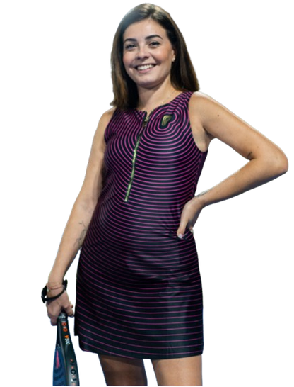 Padel Psycho Marie Dress Magenta