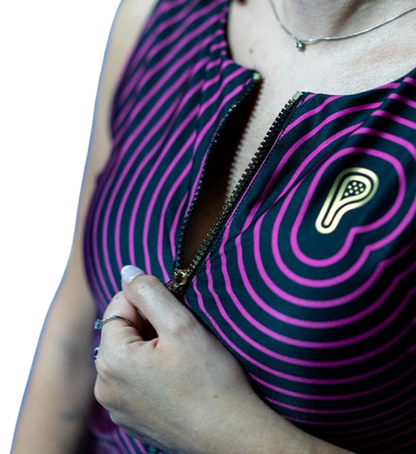 Padel Psycho Marie Dress Magenta