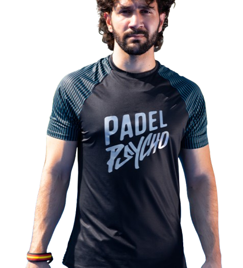 Padel Psycho Men's Tshirt Blue