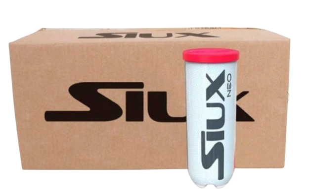 Siux Neo Red padel balls box (24 pcs)
