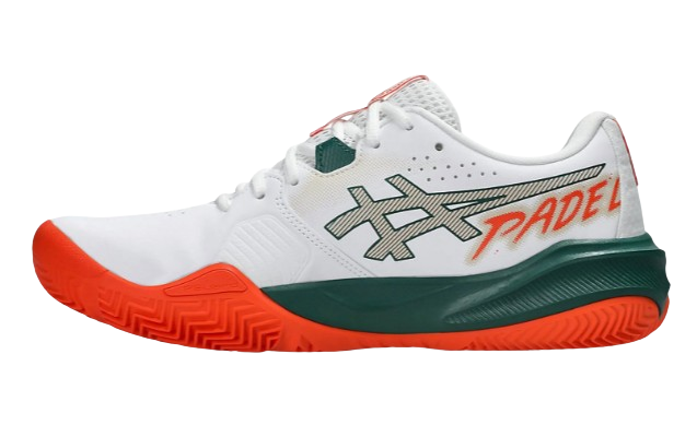 Asics Mens Shoes Gel-Challenger 15 Padel - White/Energy Orange