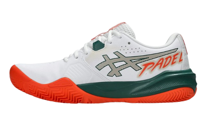 Asics Mens Shoes Gel-Challenger 15 Padel - White/Energy Orange