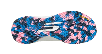 Skechers Mens Shoes Viper Court Rally White Pink Blue