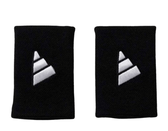 Adidas Long Black/White Wristbands X2 - Padel Outlet ADIDAS