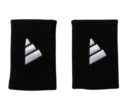 Adidas Long Black/White Wristbands X2 - Padel Outlet ADIDAS