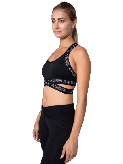 AORA CROSS BRA BLACK - Padel Outlet AORA