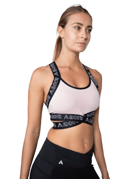 AORA CROSS BRA LIGHT PINK - Padel Outlet AORA