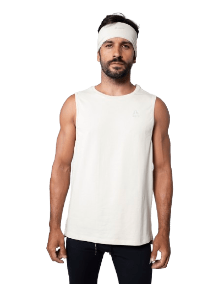 AORA TRAINING TANK TOP KHAKI - Padel Outlet AORA