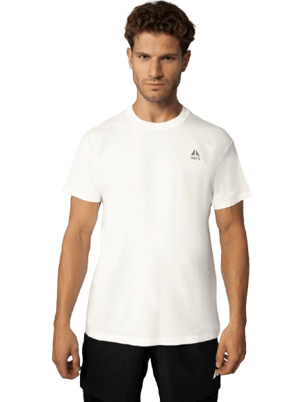 AORA UNISEX SEASON GRAPHIC SHIRT V1 WHITE - Padel Outlet AORA