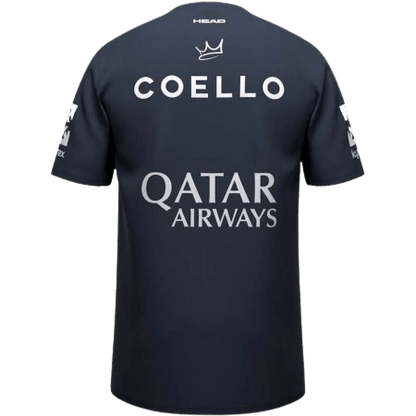 Arturo Coello Sponsors T-Shirt Navy - Padel Outlet HEAD