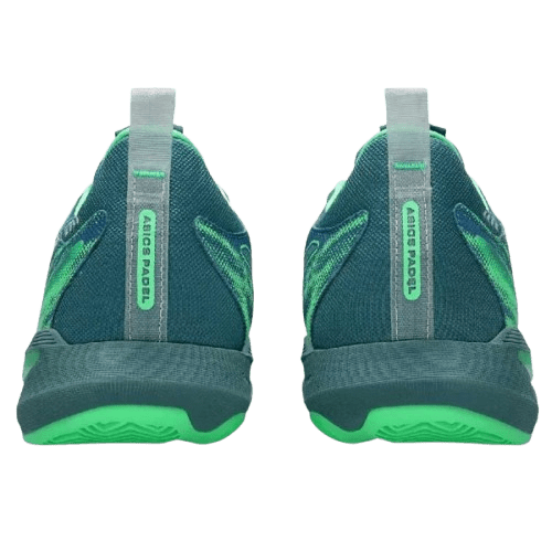 Asics Men's Padel Shoes SonicSmash FF – Saba Blue / Vital Green - Padel Outlet Asics