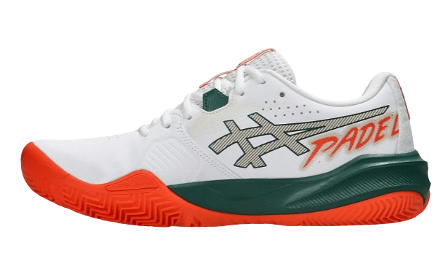 Asics Men's Shoes Gel-Challenger 15 Padel - White/Energy Orange - Padel Outlet Asics