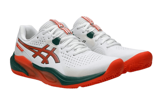 Asics Men's Shoes Gel-Challenger 15 Padel - White/Energy Orange - Padel Outlet Asics