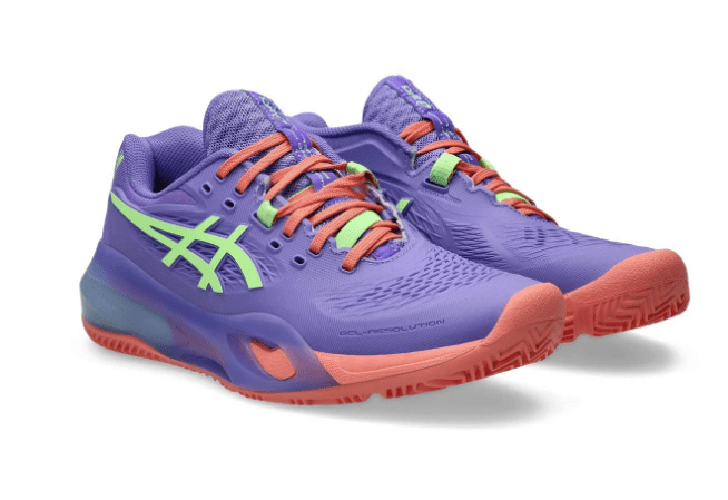 ASICS SHOES WOMEN'S GEL - RESOLUTION X PADEL ILLUMINATE/GREEN - Padel Outlet Asics