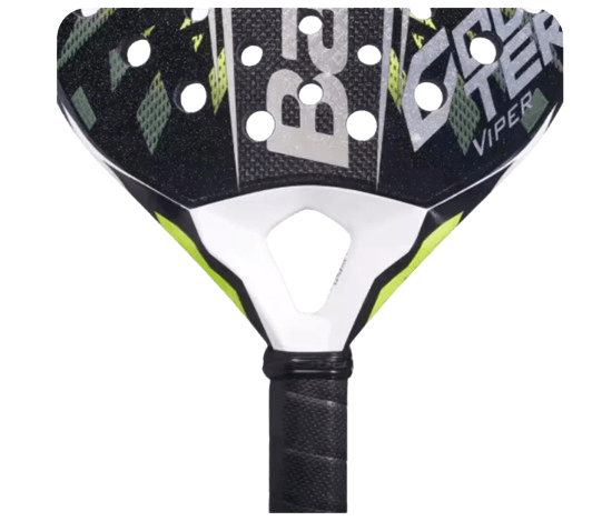 Babolat Counter Viper 2.6 2026 tennis racket with black and yellow design, lightweight frame for powerful shots.