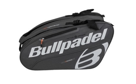 Bullpadel Bag BPPEX007 Tour in dark and white color, designed for padel accessories and sports gear storage.