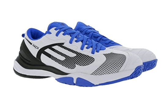 BULLPADEL HACK HYBRID FLY 22V (BLANCO/AZUL REAL) - Padel Outlet BULLPADEL