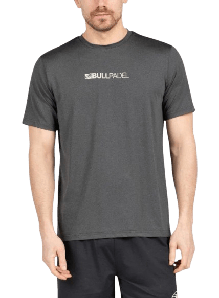 Bullpadel Men's T-shirt Coledil Black Vigore - Padel Outlet BULLPADEL