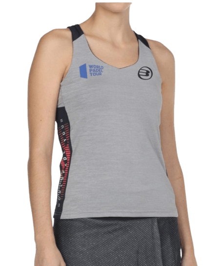 Bullpadel Womens Ravolta Tank Top Grey - Padel Outlet BULLPADEL