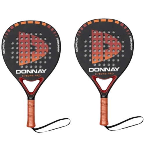 DONNAY PADEL RACKET CYBORG PRO 18K - PITCH BLACK X2 - Padel Outlet DONNAY