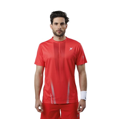 DROPSHOT CAMISETA DAILOS ROJO - Padel Outlet Drop Shot