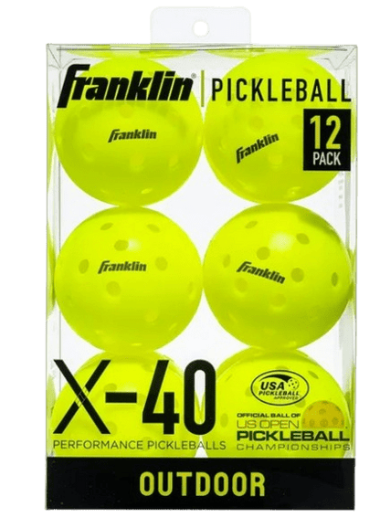 Franklin Pickleball X - 40 12 Pack Vellum Optic - Padel Outlet FRANKLIN