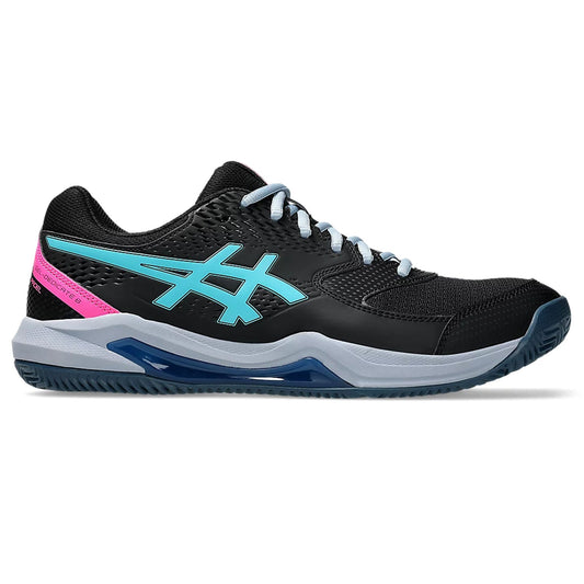 Gel Dedicate 8 Padel (Black/Energy Aqua) - Padel Outlet Asics