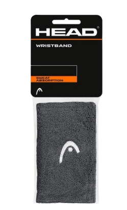 Head long wristband 5" anthracite pack x2 - Padel Outlet HEAD