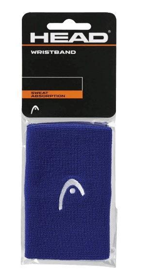 Head long wristband 5" royal blue pack x2 - Padel Outlet HEAD