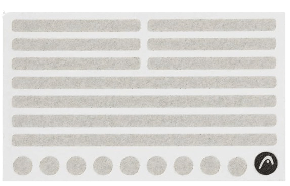 HEAD Padel Pro Spin Strips Clear One Size - Padel Outlet HEAD