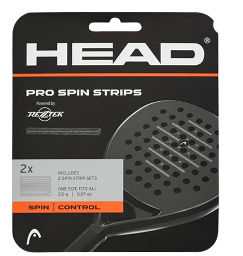 HEAD Padel Pro Spin Strips Clear One Size - Padel Outlet HEAD